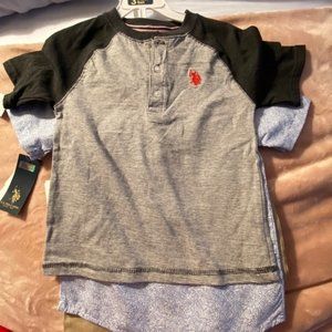 U.S. Polo Assn. Set of 3 Button Shirts w Shorts
